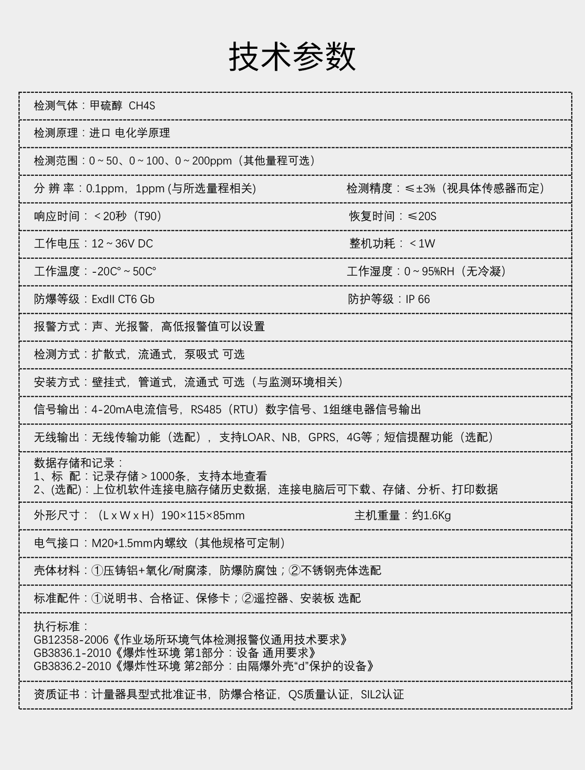 固定分體式甲硫醇檢測(cè)儀 固定分體式甲硫醇檢測(cè)儀